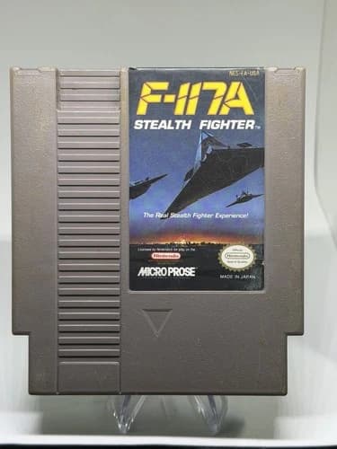 F-117A Stealth Fighter NES Nintendo Game Tested Authentic Working