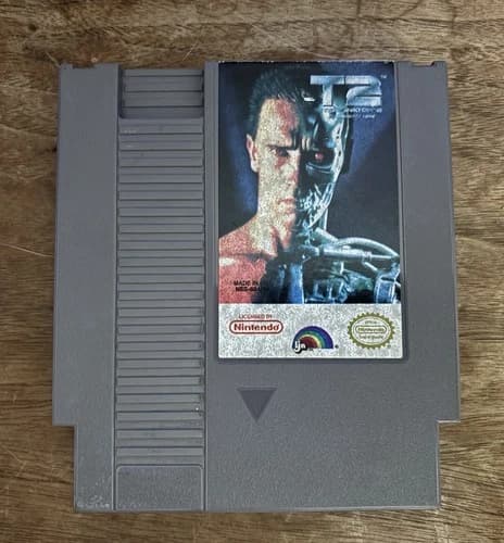 T2 Terminator 2: Judgment Day (Nintendo NES, 1992) Cartridge Only Tested