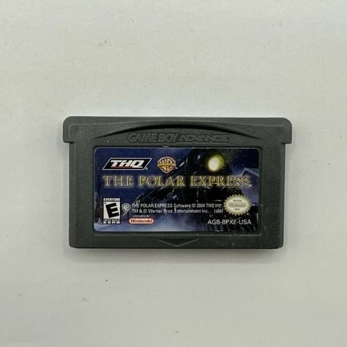 Nintendo Game Boy Advance The Polar Express Authentic Tested & Working THQ