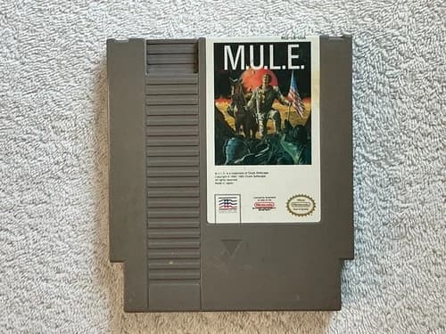 M.U.L.E. Nintendo NES Entertainment System Game 1990 Release
