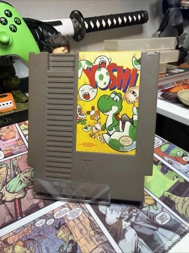 Yoshi (Nintendo NES, 1992) Cartridge Only, Tested/Working Authentic