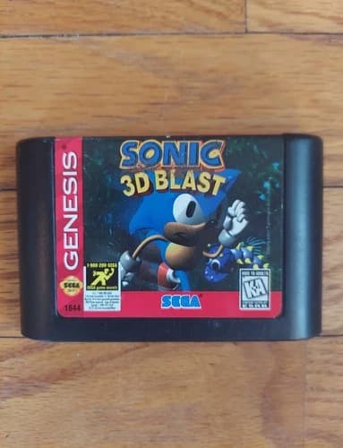 Sonic 3D Blast (Cartridge Only) - Sega Genesis Game Action - Works Fast Shipping