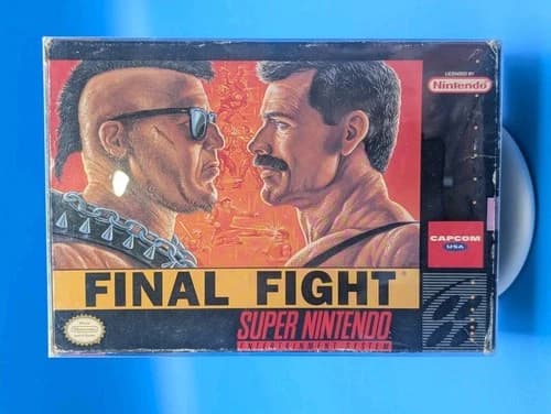 Final Fight (Super Nintendo SNES) Complete CIB Cleaned - Tested - Authentic