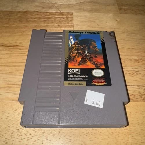 Nobunaga's Ambition -Nintendo Entertainment System(NES, 1989) Cartridge, Tested!