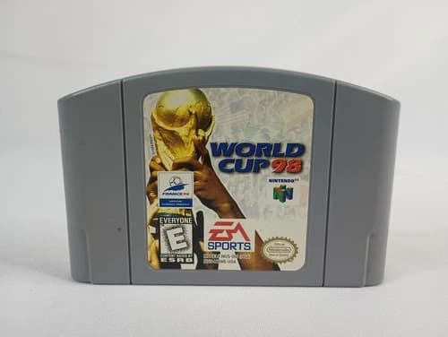 World Cup 98 Nintendo 64 N64 Cartridge Only Tested Working