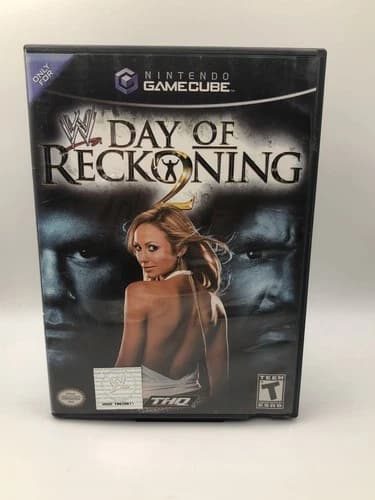 WWE: Day of Reckoning 2 (Nintendo GameCube, 2005) CIB W/ Manual Tested Working