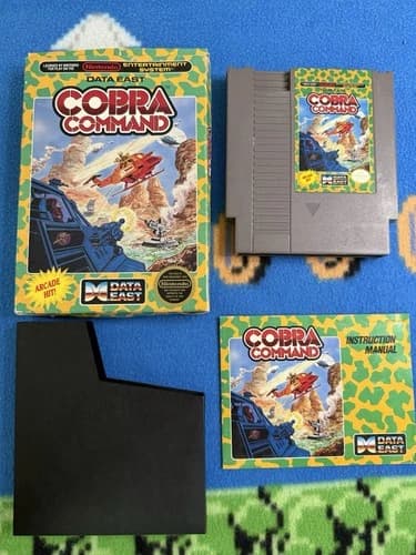 Cobra Command Nes Nintendo Cib Game Manual Box Tested Authentic