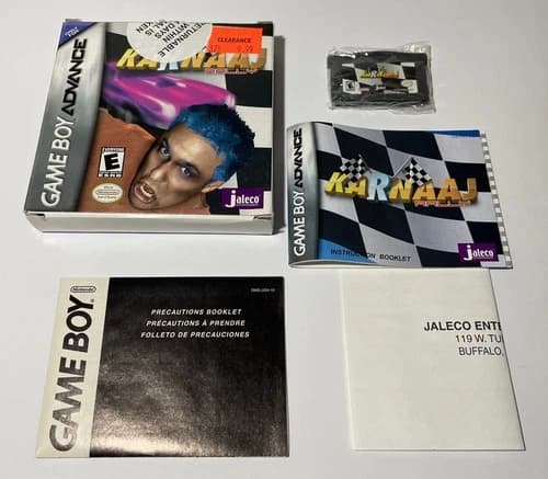 Karnaaj Rally (Nintendo Game Boy Advance, 2002) - GBA CIB Complete In Box