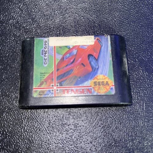 Tengen Hard Drivin' Sega Genesis Racing Game (CARTRIDGE ONLY)