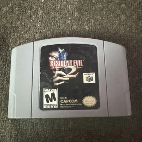 Resident Evil 2 Nintendo 64 N64 Authentic Cartridge
