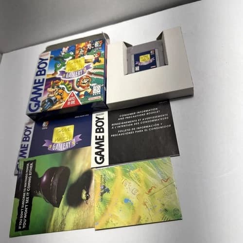 Game and Watch Gallery - GameBoy - CIB Nintendo Complete with Box GB Game &