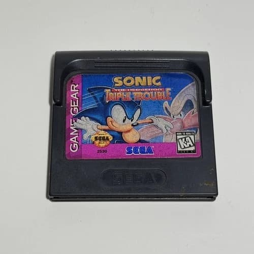 Sonic The Hedgehog: Triple Trouble (Sega Game Gear, 1994) Cartridge Only