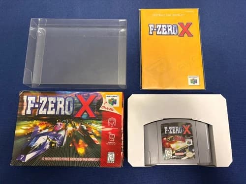 F-Zero X Nintendo 64 N64 CIB Authentic with manual, box, and all inserts CLEAN