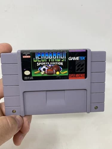 Jeopardy Sports Edition (Super Nintendo Entertainment System SNES) Cart Only