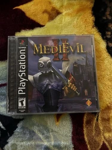 MediEvil II 2 Medieval Sony Playstation 1 PS1 COMPLETE in box CIB