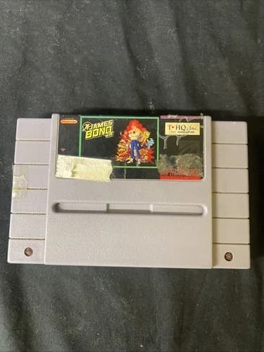 Super Nintendo SNES Game ~ James Bond Jr