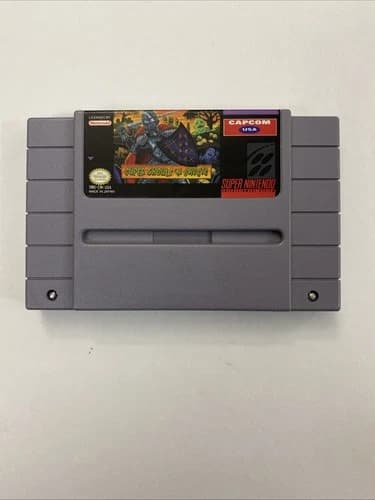 Super Ghouls 'n Ghosts SNES Super Nintendo Game Cartridge Only Authentic Tested