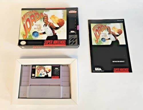 Micheal Jordan Chaos in the Windy City Super Nintendo (CIB) – Tested