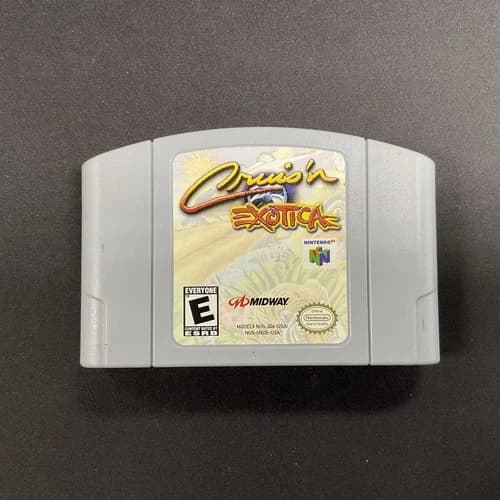 Cruis'n Exotica Cruisin Nintendo 64 N64 Original Authentic Genuine Game - Tested