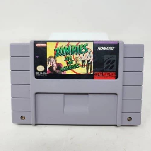 Zombies Ate My Neighbors SNES (Super Nintendo Entertainment) Authentic Tested