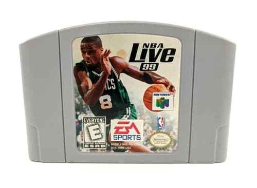 NBA LIVE 99 NINTENDO 64 N64 Game Cart Tested & Working - Authentic Genuine OEM