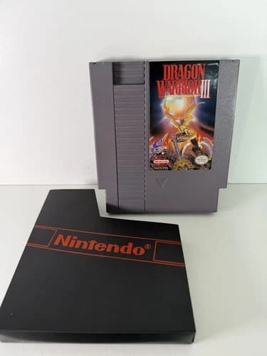 Dragon Warrior III Nintendo NES Cartridge Tested Working Authentic