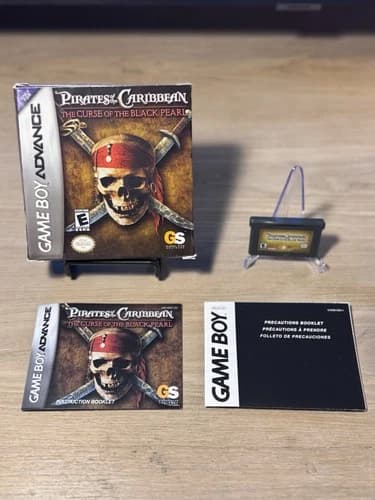 Game Boy Advance GBA Pirates of the Caribbean Curse Black Pearl CIB (Tested)