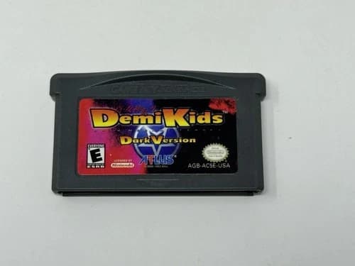 DemiKids Dark Version (Nintendo GBA Game Boy Advance, 2003) Authentic Cartridge