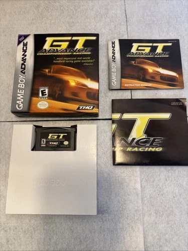 GT Advance CHAMPIONSHIP RACING (Game Boy Advance, 2001) Complete in Box, tested