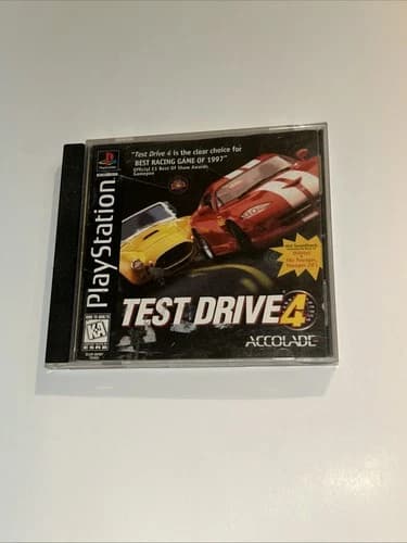 Test Drive 4 PS1 1997 Playstation 1 CIB Complete 1 Day Shipping
