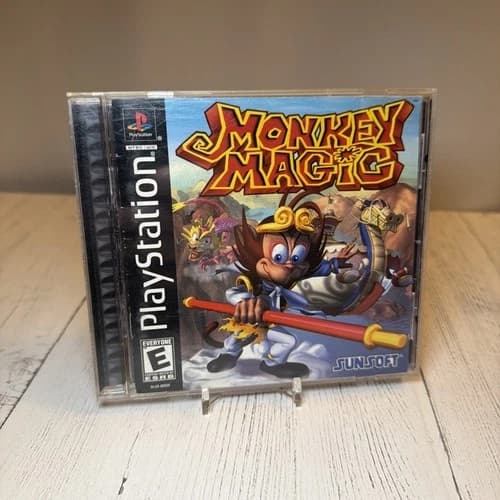 Monkey Magic (Sony PlayStation 1 PS1, 1998) COMPLETE CIB - Tested - Authentic