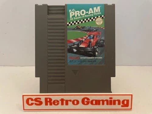R.C. Pro Am (Nintendo NES) Authentic Cleaned Tested Work