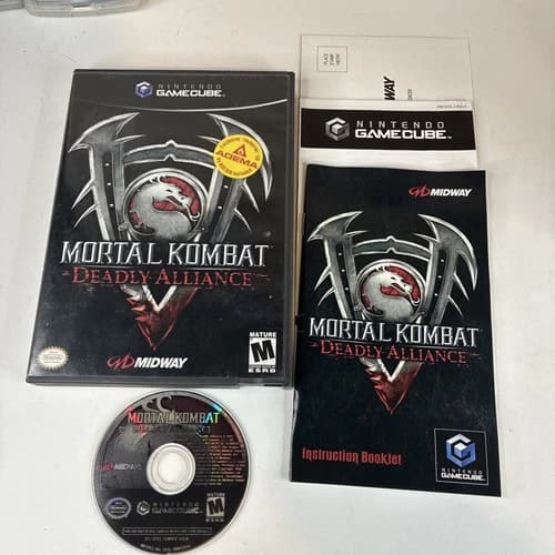 Mortal Kombat Deadly Alliance Gamecube CIB Nintendo Complete ADEMA Cover