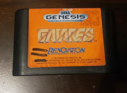 Gaiares (Sega Genesis, 1990) Cartridge Only, Tested and Working, Authentic!
