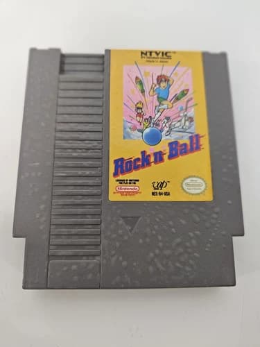 Authentic Copy of Rock 'n Ball for Nintendo NES
