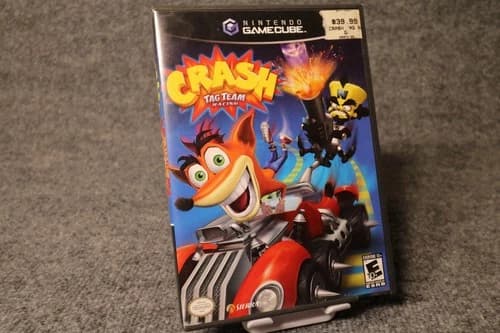 Nintendo Gamecube Crash: Tag Team Racing Video Game 2005 Complete in Box!