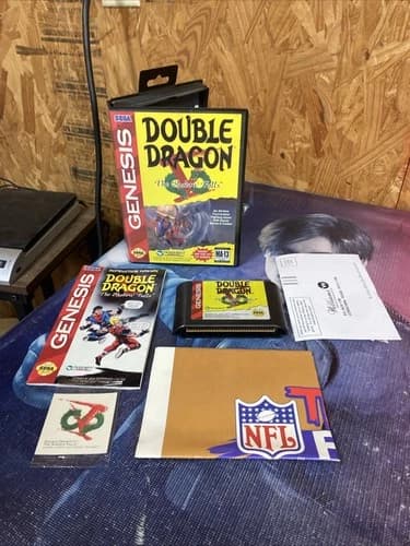 Double Dragon V: The Shadow Falls Sega Genesis Complete CIB