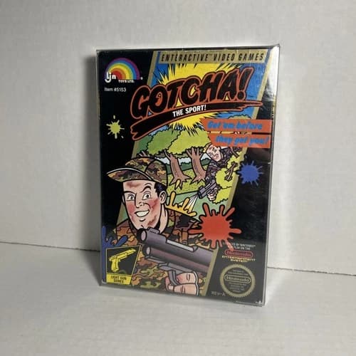 Gotcha! The Sport! (NES, 1987) – CIB Complete w/ Manual