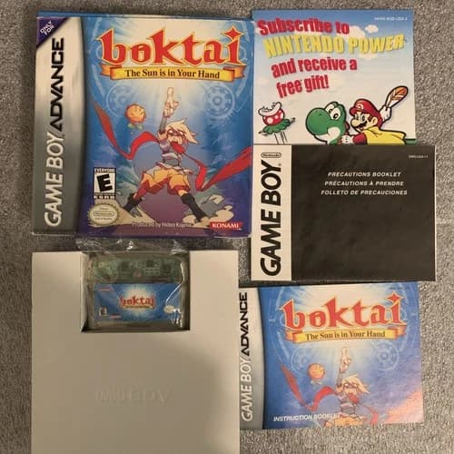 Boktai: The Sun Is in Your Hand Nintendo Game Boy Advance GBA CIB TESTED