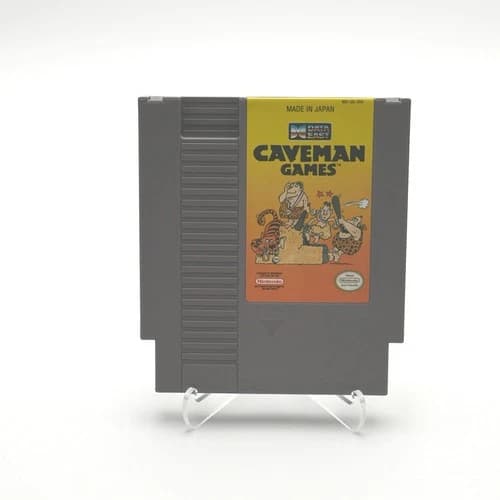 Caveman Games - Item Only - Very Good Condition - Tested - NES