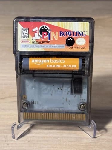 10-Pin Bowling Nintendo Gameboy Color Cartridge Tested & Working 1999 GBC