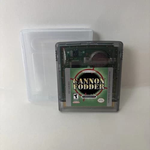 Cannon Fodder for Game Boy Color Nintendo GBC US Version tested works