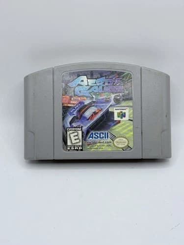 Aero Gauge (Nintendo 64, 1997) N64 Tested Authentic Cartridge Only