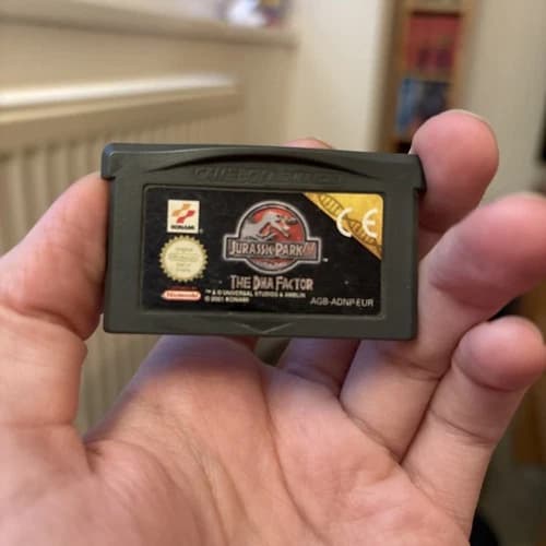 JURASSIC PARK III THE DNA FACTOR Nintendo Game Boy Advance Cartridge WORKING
