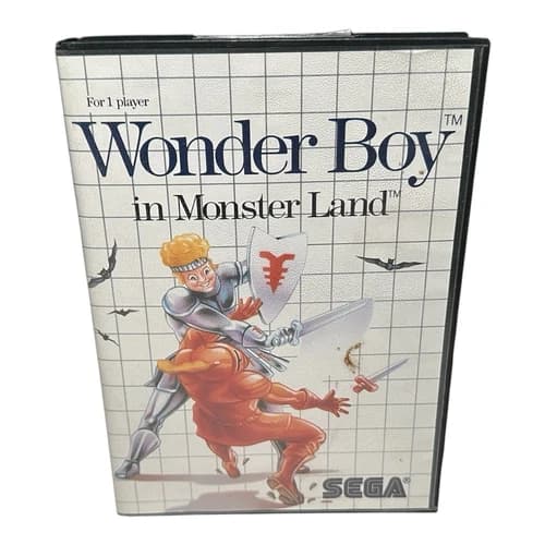 Wonder Boy Sega Master System Complete in Box CIB Great Shape English US
