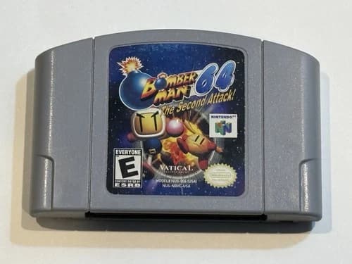 Bomberman 64: The Second Attack (Nintendo 64, 2000) N64 Game Cartridge