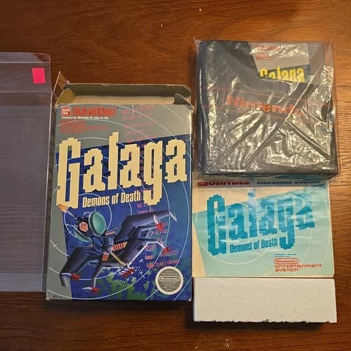 Galaga: Demons of Death (Nintendo Entertainment System NES, 1988) Complete CIB