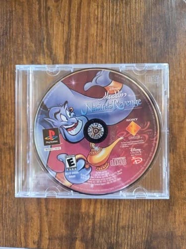 Disney's Aladdin in Nasira's Revenge, Disc Only, Tested (PS1 PlayStation 1 2001)