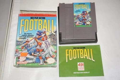 Nes Play Action Football (Nintendo NES) Complete in Box CIB #2