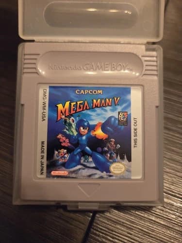 Mega Man V MM MM5 Nintendo Game Boy RARE Gameboy (GameBoy not Included) Tested